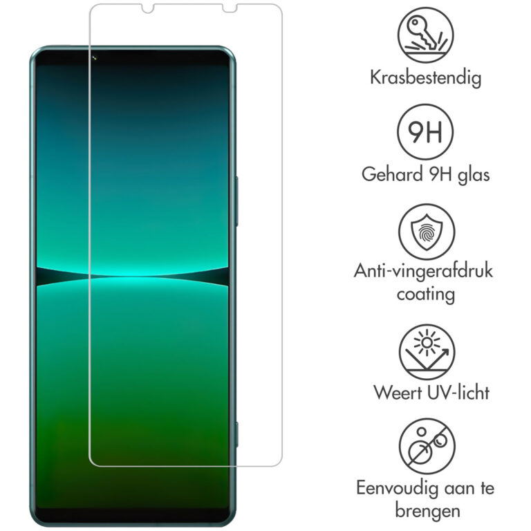 Selencia Gehard Glas Screenprotector Sony Xperia 5 IV - Afbeelding 2