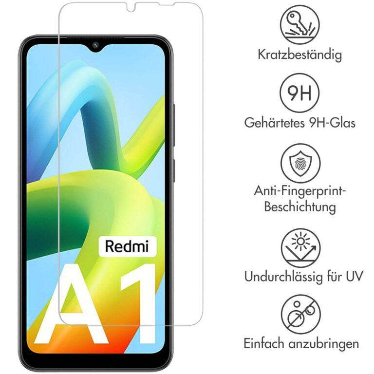 Selencia Gehard Glas Screenprotector Xiaomi Redmi A1 / A2 - Afbeelding 6