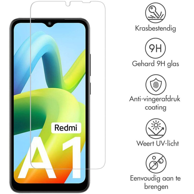 Selencia Gehard Glas Screenprotector Xiaomi Redmi A1 / A2 - Afbeelding 2