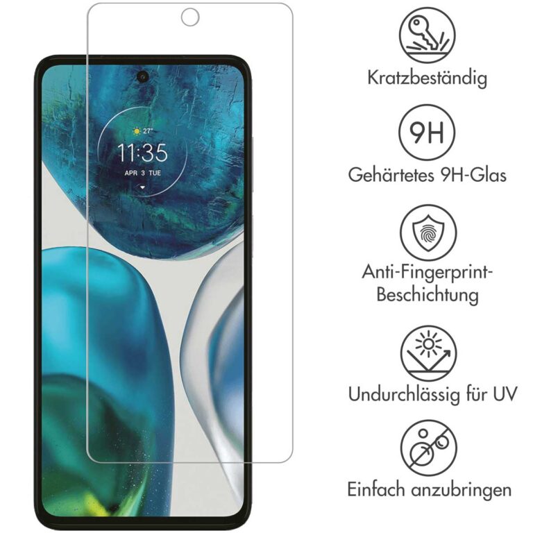 Selencia Gehard Glas Screenprotector Motorola Moto G72 - Afbeelding 6