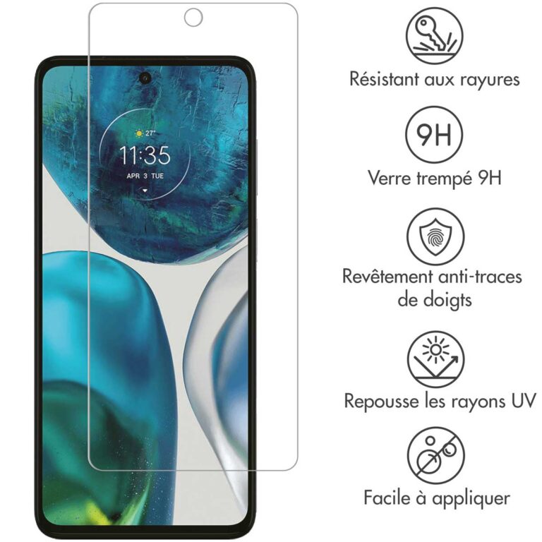 Selencia Gehard Glas Screenprotector Motorola Moto G72 - Afbeelding 4