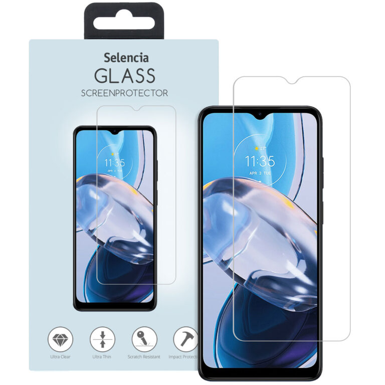 Selencia Gehard Glas Screenprotector Motorola Moto E22 - Afbeelding 3
