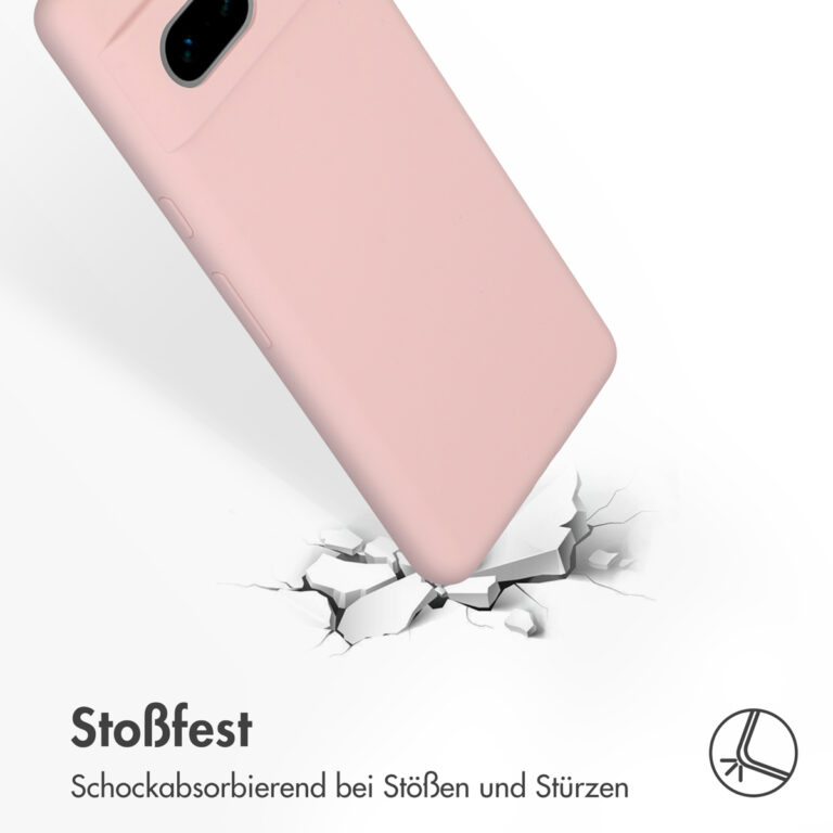Accezz Liquid Silicone Backcover Google Pixel 7 - Roze - Afbeelding 9