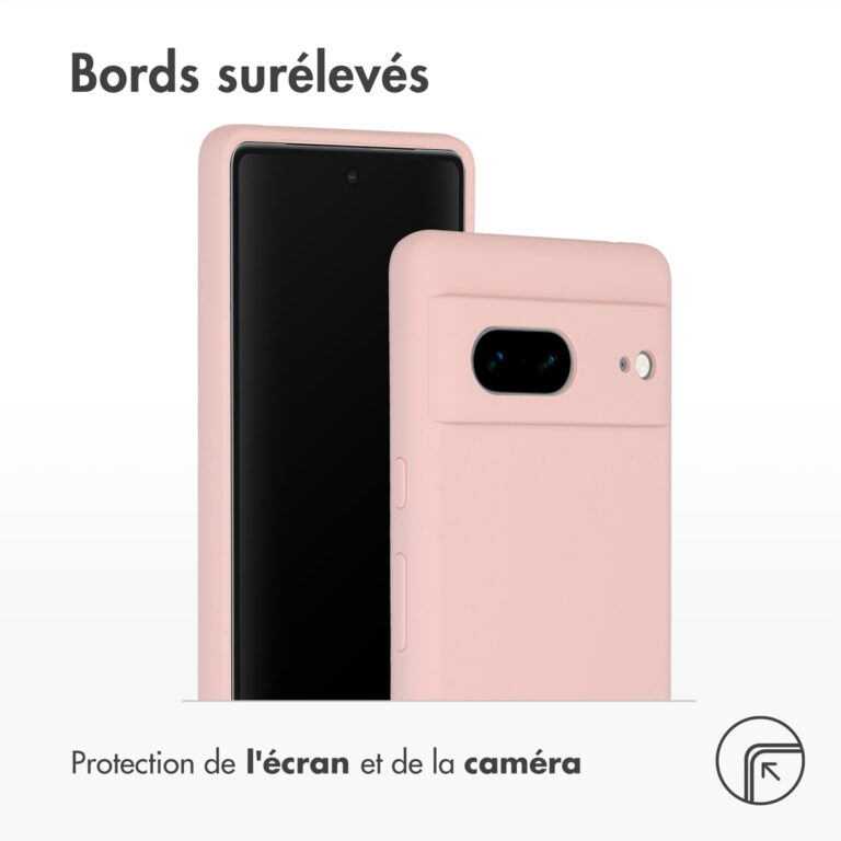 Accezz Liquid Silicone Backcover Google Pixel 7 - Roze - Afbeelding 6