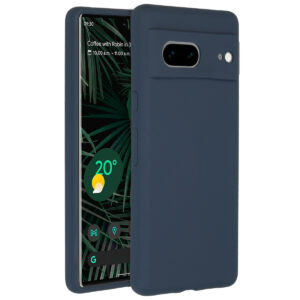 Accezz Liquid Silicone Backcover Google Pixel 7 - Donkerblauw