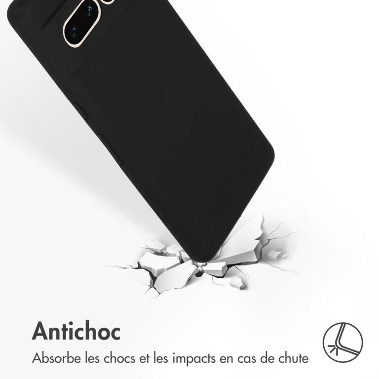 Accezz Liquid Silicone Backcover Google Pixel 7 Pro - Zwart - Afbeelding 6