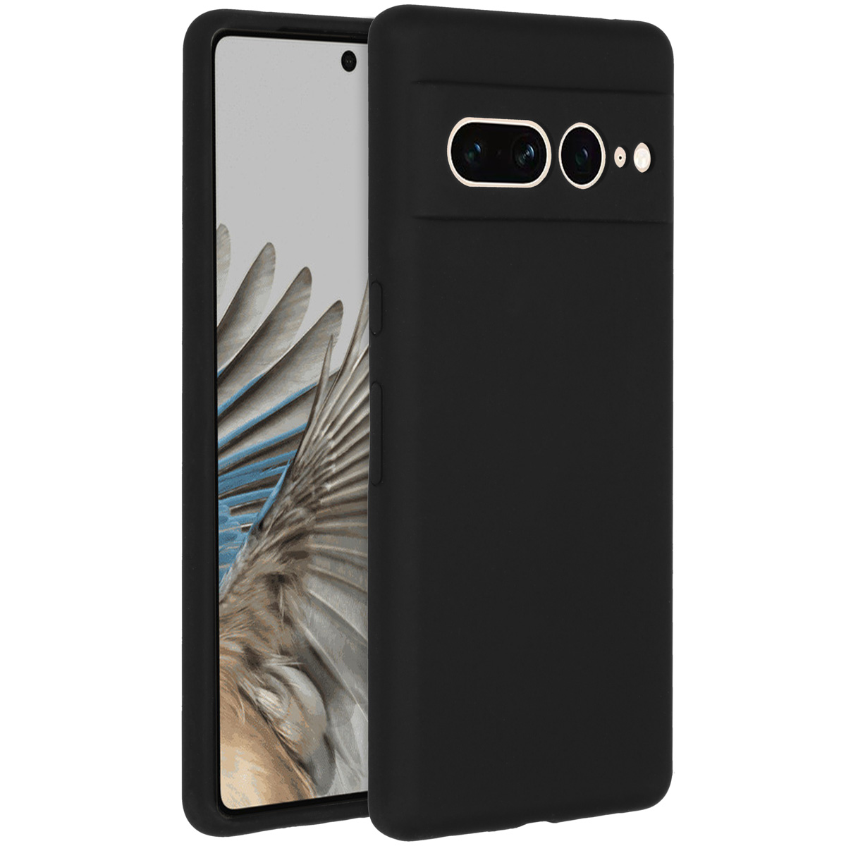 Accezz Liquid Silicone Backcover Google Pixel 7 Pro – Zwart