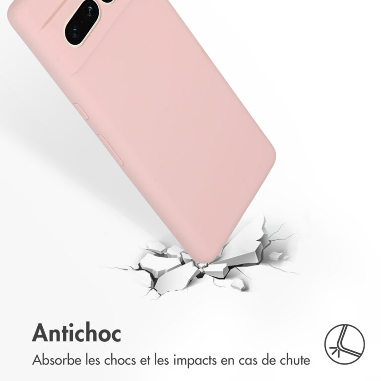 Accezz Liquid Silicone Backcover Google Pixel 7 Pro - Roze - Afbeelding 6
