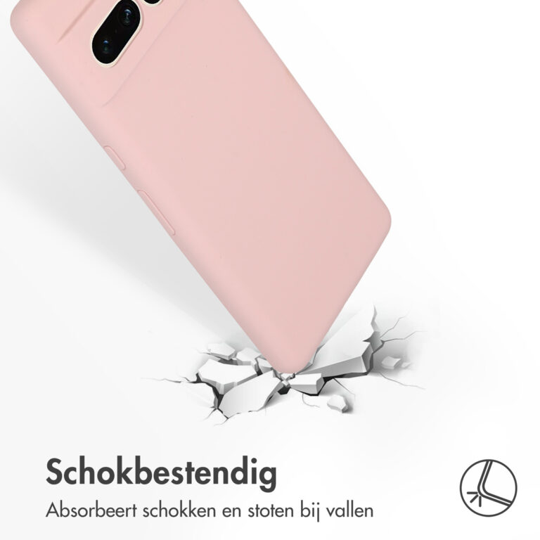 Accezz Liquid Silicone Backcover Google Pixel 7 Pro - Roze - Afbeelding 2