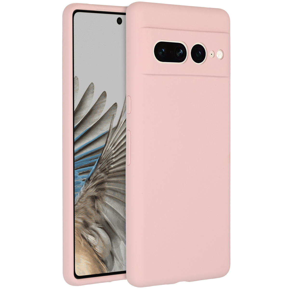 Accezz Liquid Silicone Backcover Google Pixel 7 Pro - Roze - Afbeelding 2