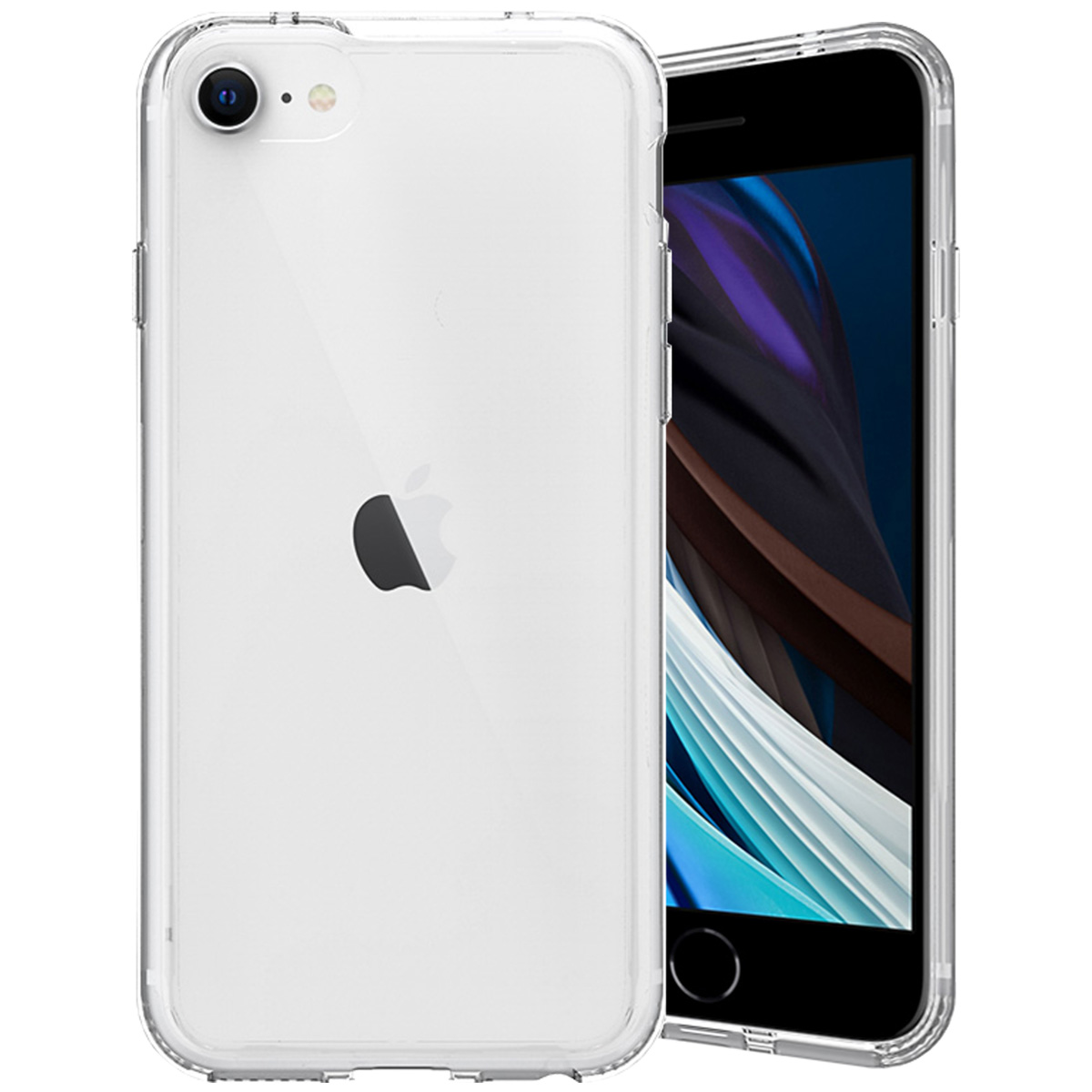 Accezz Xtreme Impact Backcover Apple iPhone SE (2022 / 2020) / 8 / 7 / 6(s) - Transparant - Afbeelding 3