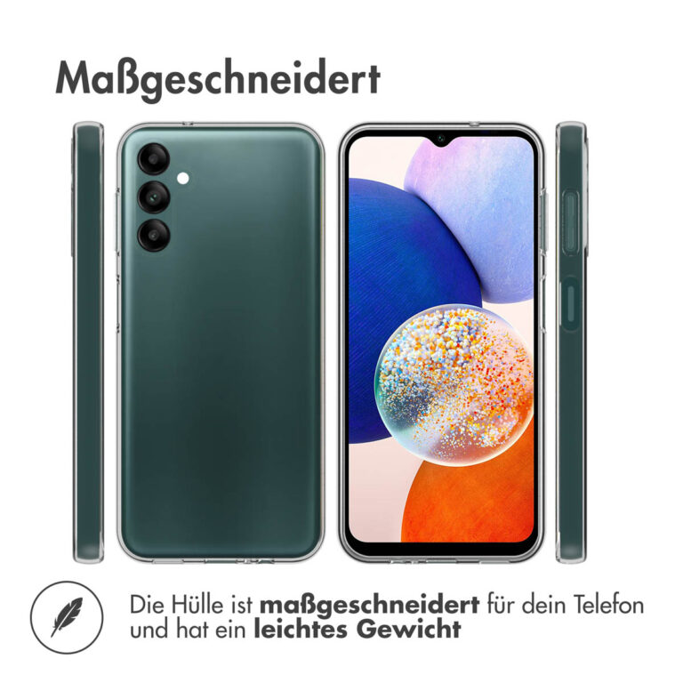 Accezz Clear Backcover Samsung Galaxy A14 (5G/4G) - Transparant - Afbeelding 10