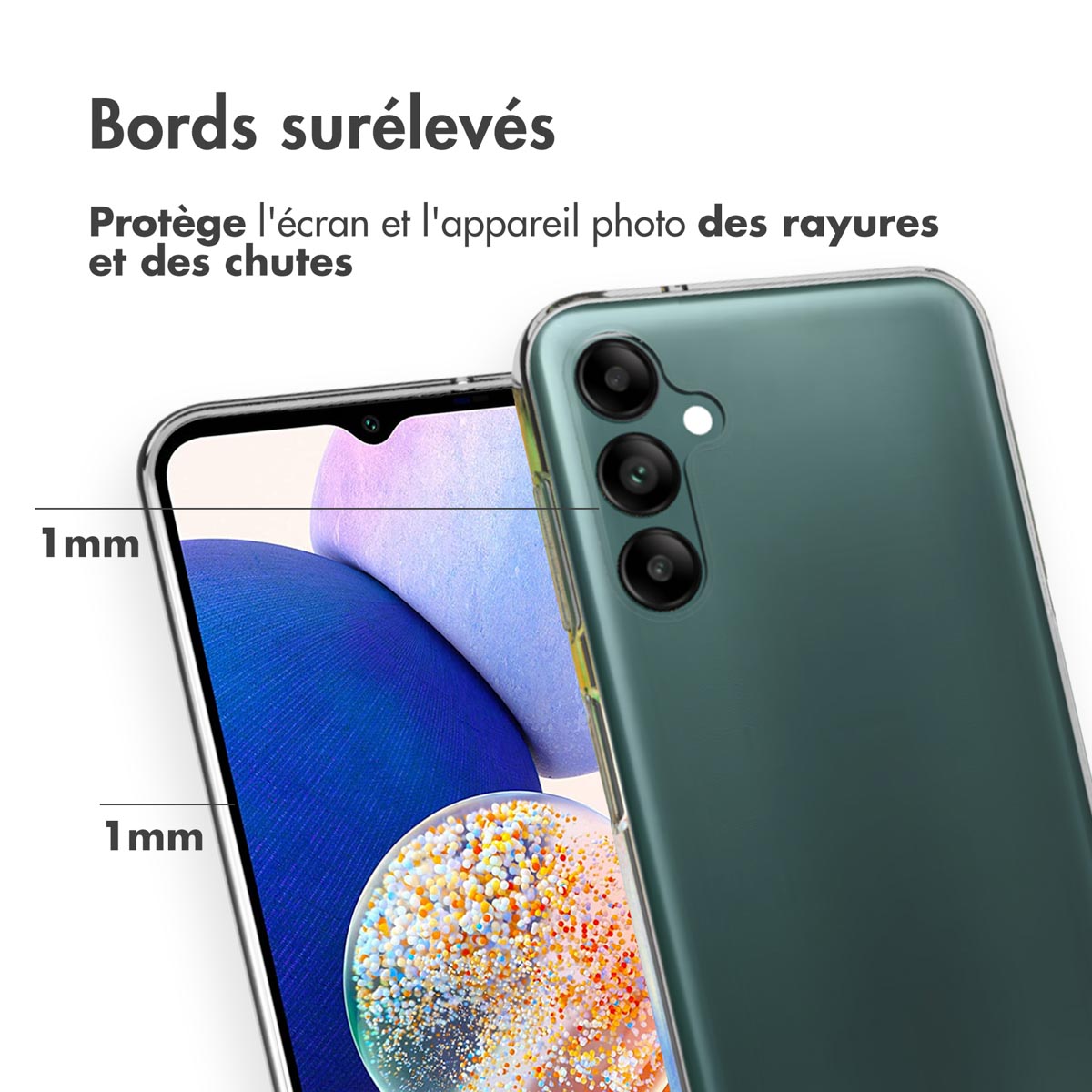 Accezz Clear Backcover Samsung Galaxy A14 (5G/4G) - Transparant - Afbeelding 7