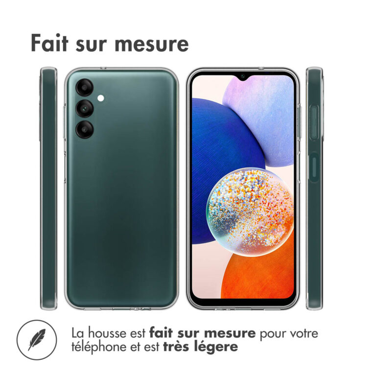 Accezz Clear Backcover Samsung Galaxy A14 (5G/4G) - Transparant - Afbeelding 6