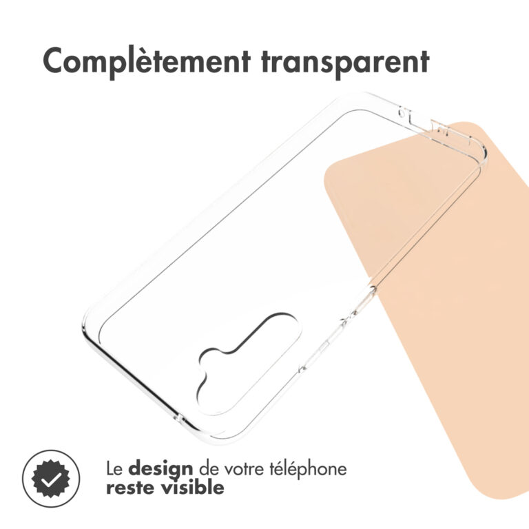Accezz Clear Backcover Samsung Galaxy A34 (5G) - Transparant - Afbeelding 8