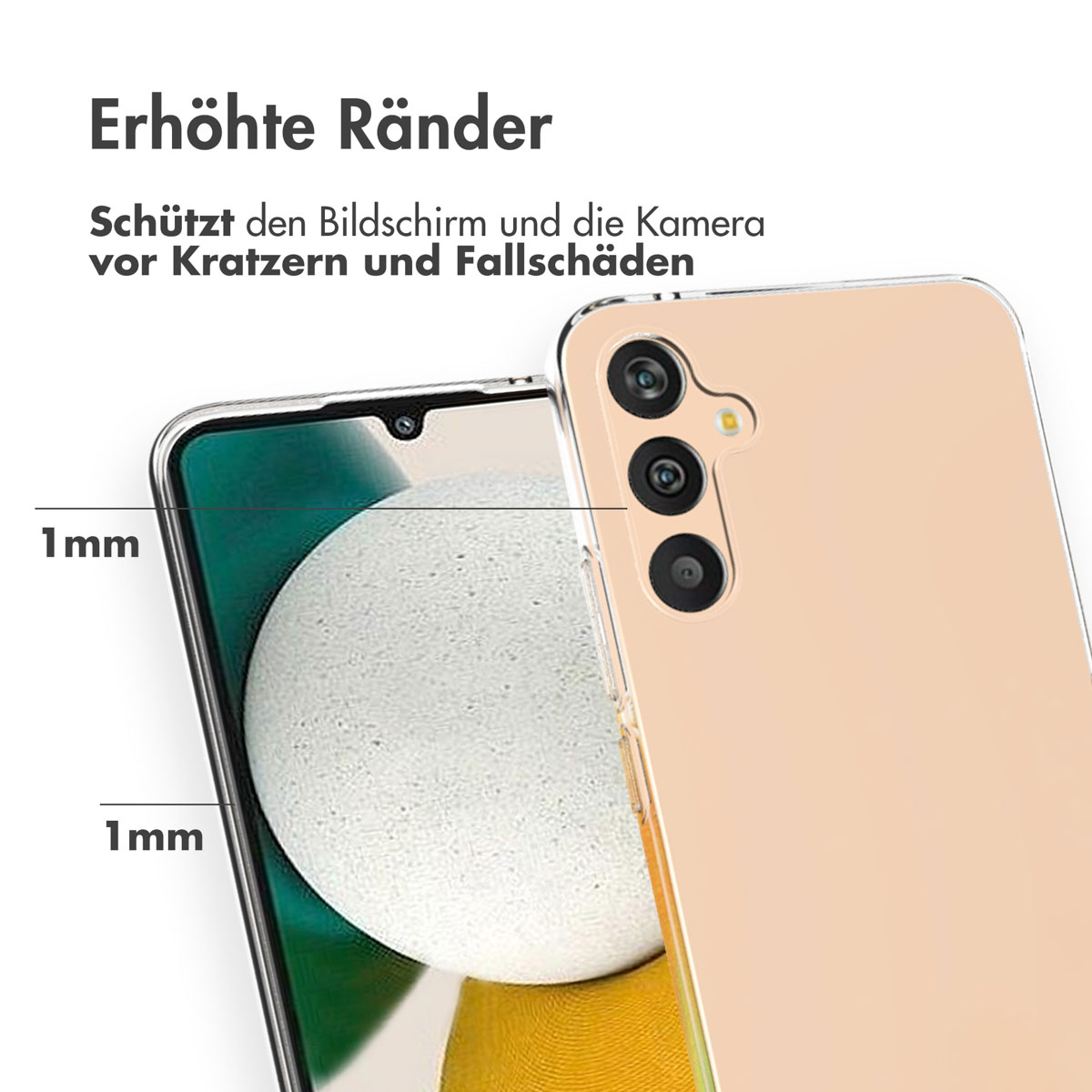 Accezz Clear Backcover Samsung Galaxy A34 (5G) - Transparant - Afbeelding 7