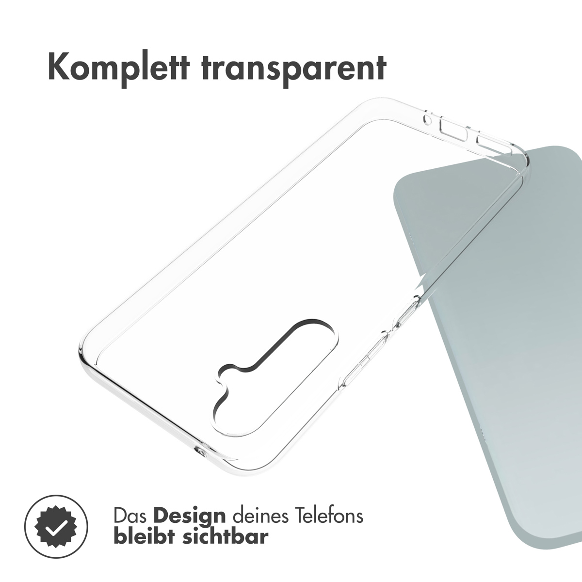 Accezz Clear Backcover Samsung Galaxy A54 (5G) - Transparant - Afbeelding 4