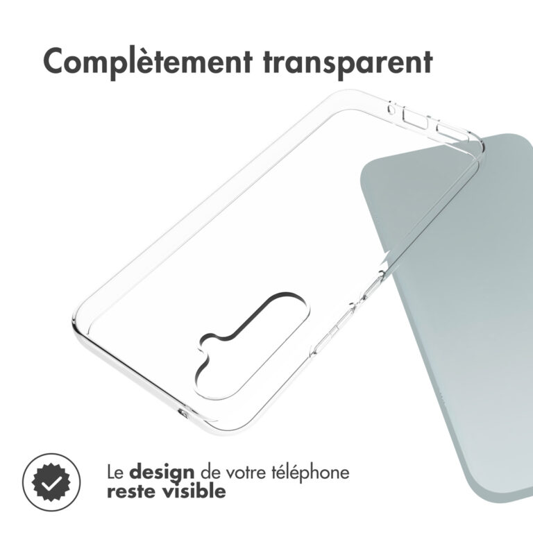 Accezz Clear Backcover Samsung Galaxy A54 (5G) - Transparant - Afbeelding 8