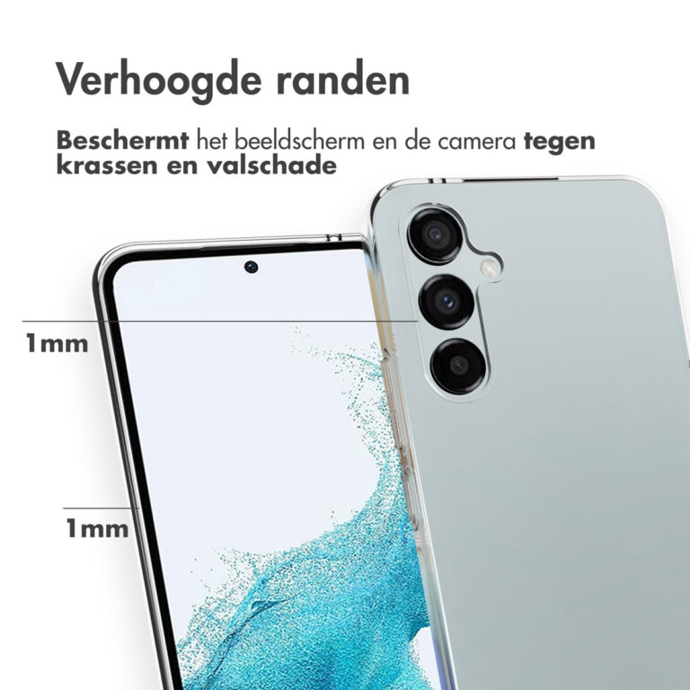Accezz Clear Backcover Samsung Galaxy A54 (5G) - Transparant - Afbeelding 3