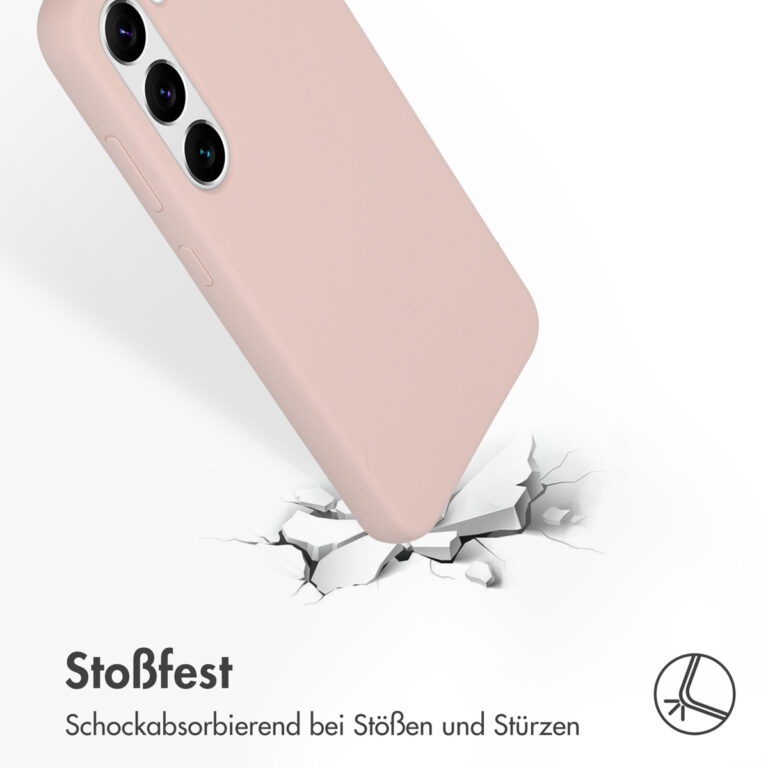 Accezz Liquid Silicone Backcover Samsung Galaxy S23 - Roze - Afbeelding 8