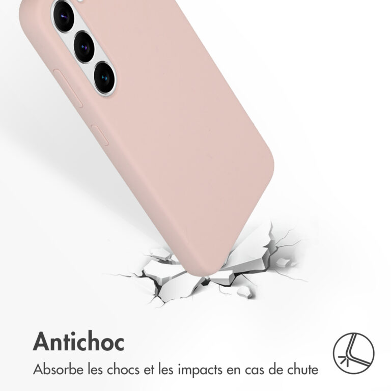 Accezz Liquid Silicone Backcover Samsung Galaxy S23 - Roze - Afbeelding 6