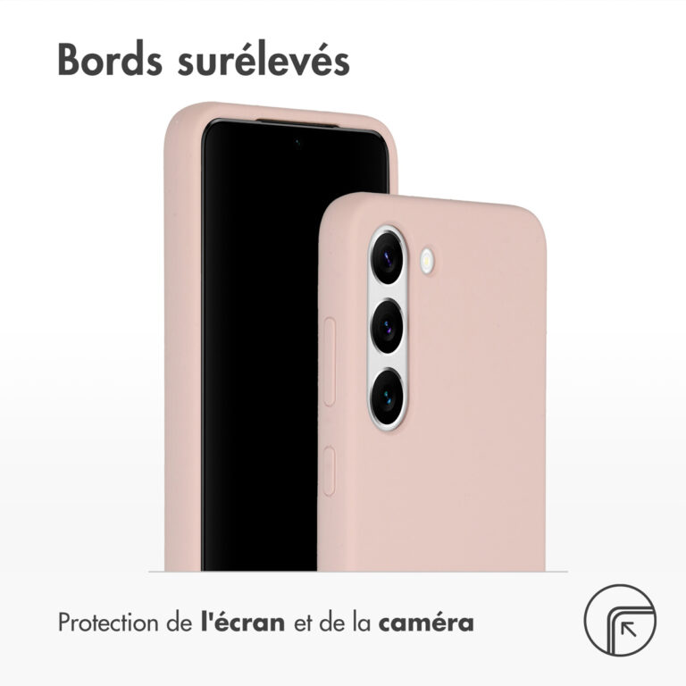 Accezz Liquid Silicone Backcover Samsung Galaxy S23 - Roze - Afbeelding 5