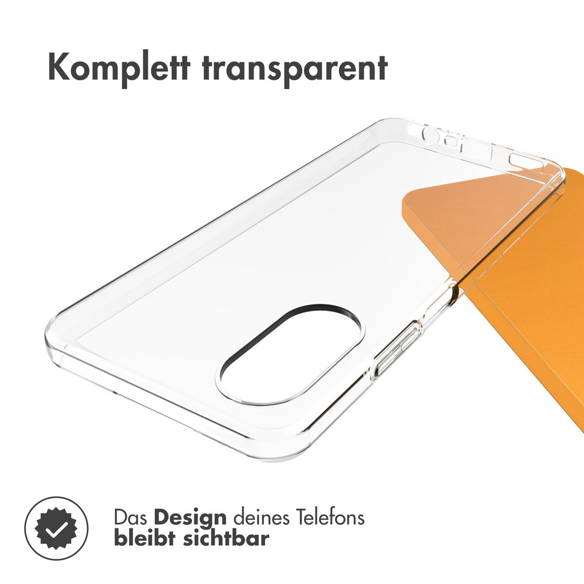 Accezz Clear Backcover Oppo A17 - Transparant - Afbeelding 4