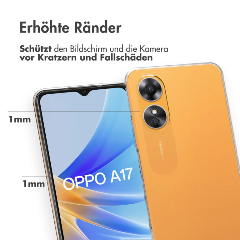 Accezz Clear Backcover Oppo A17 - Transparant - Afbeelding 10