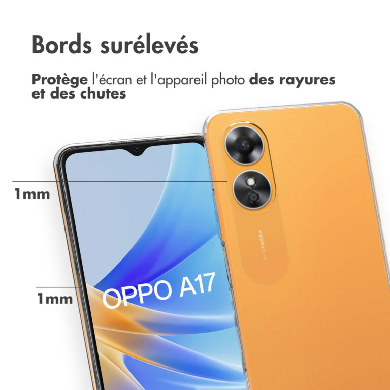 Accezz Clear Backcover Oppo A17 - Transparant - Afbeelding 6