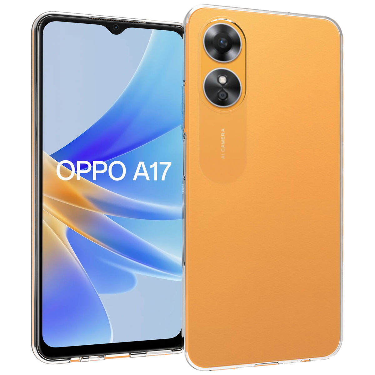 Accezz Clear Backcover Oppo A17 – Transparant