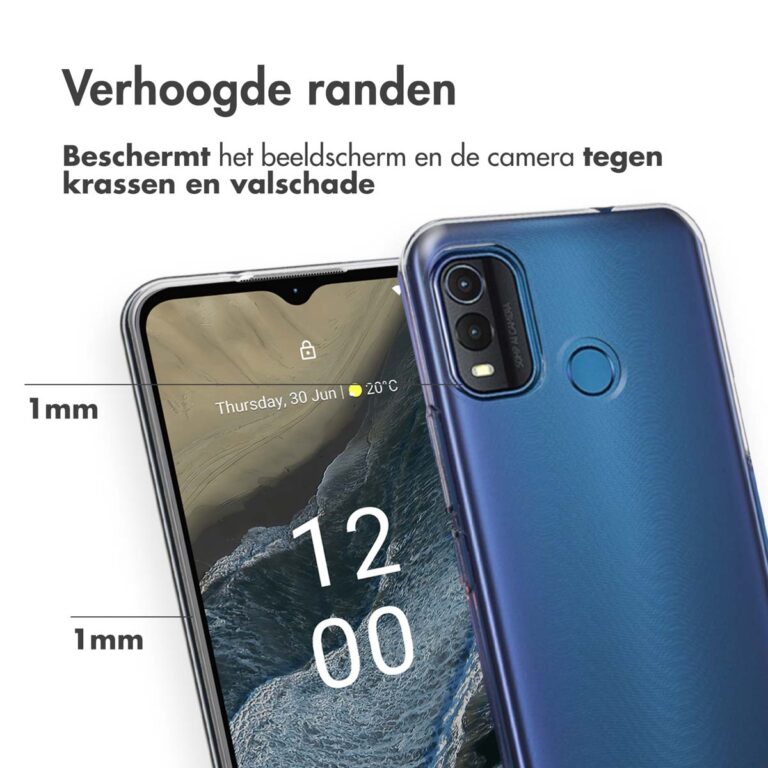 Accezz Clear Backcover Nokia G11 Plus - Transparant - Afbeelding 4