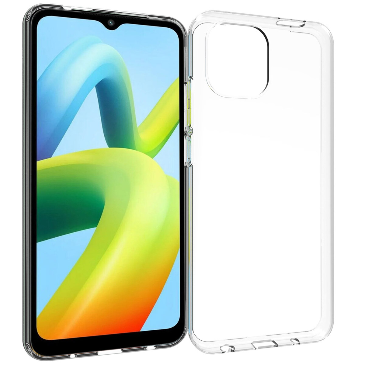 Accezz Clear Backcover Xiaomi Redmi A1 / A2 - Transparant - Afbeelding 2