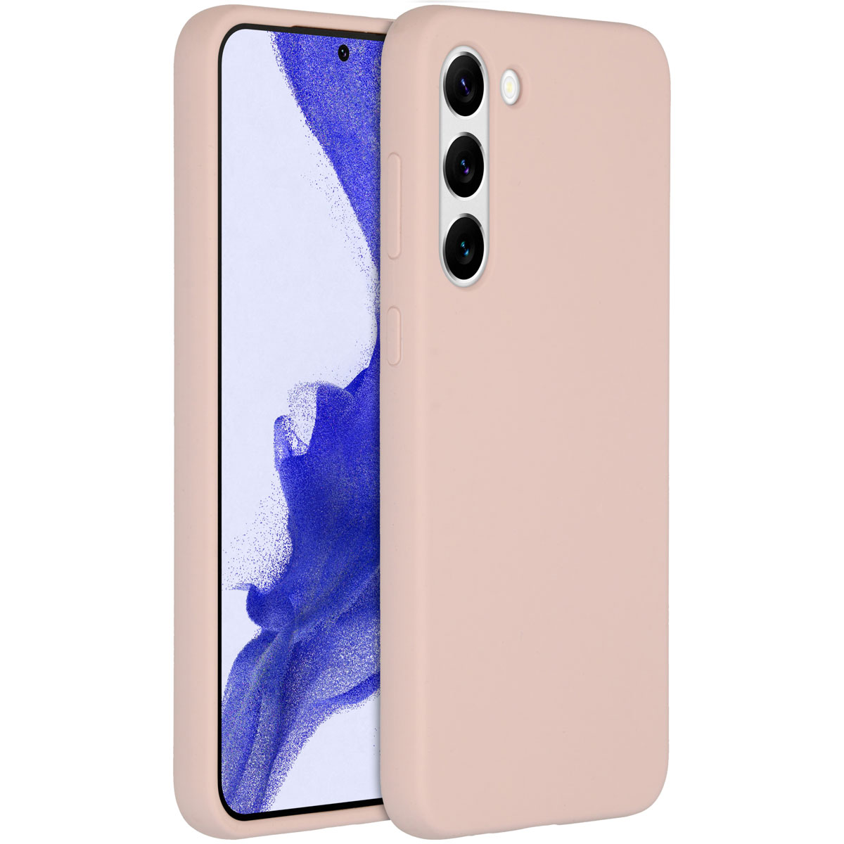 Accezz Liquid Silicone Backcover Samsung Galaxy S23 Plus - Roze - Afbeelding 4