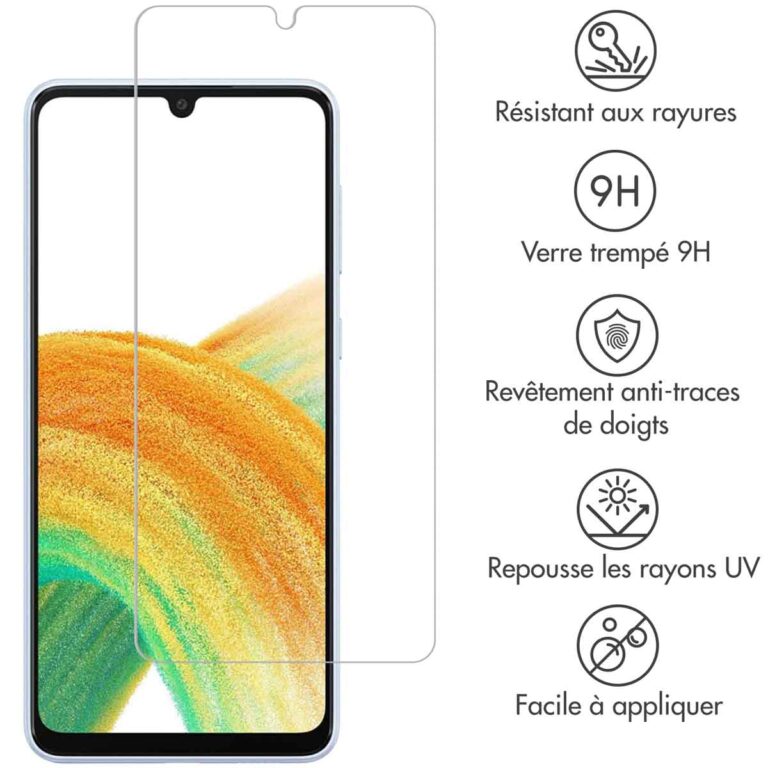 Selencia Gehard Glas Screenprotector Samsung Galaxy A34 (5G) - Afbeelding 6