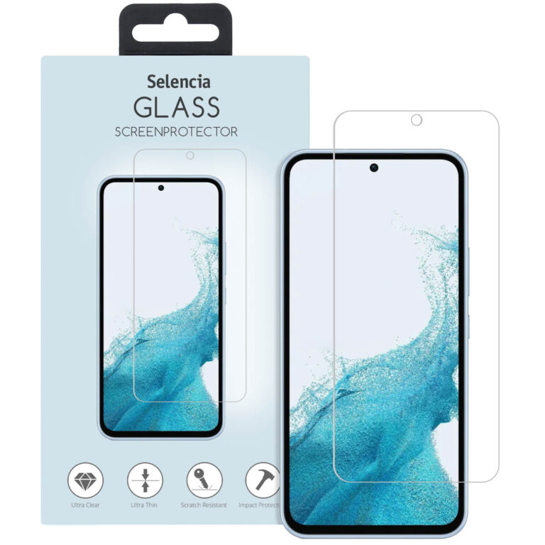 Selencia Gehard Glas Screenprotector Samsung Galaxy A54 (5G) / S23 FE - Afbeelding 4