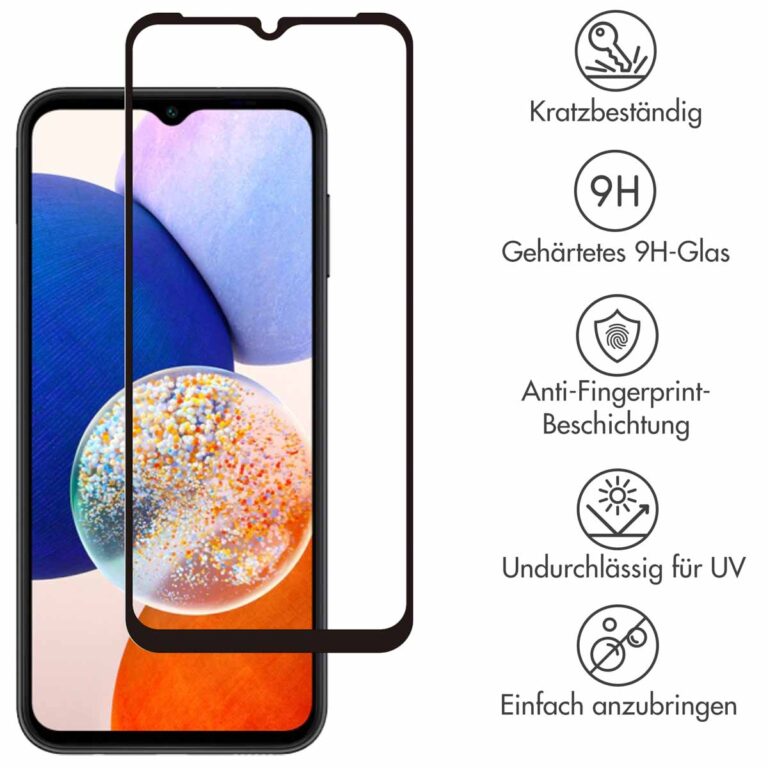 Selencia Gehard Glas Premium Screenprotector Samsung Galaxy A14 (5G/4G) - Afbeelding 6