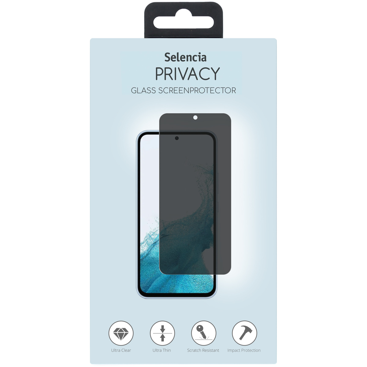 Selencia Gehard Glas Privacy Screenprotector Samsung Galaxy A54 (5G) / S23 FE - Afbeelding 3