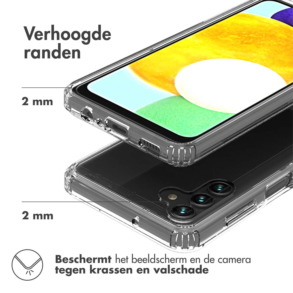 Accezz Xtreme Impact Backcover Samsung Galaxy A14 (5G/4G) - Transparant - Afbeelding 9