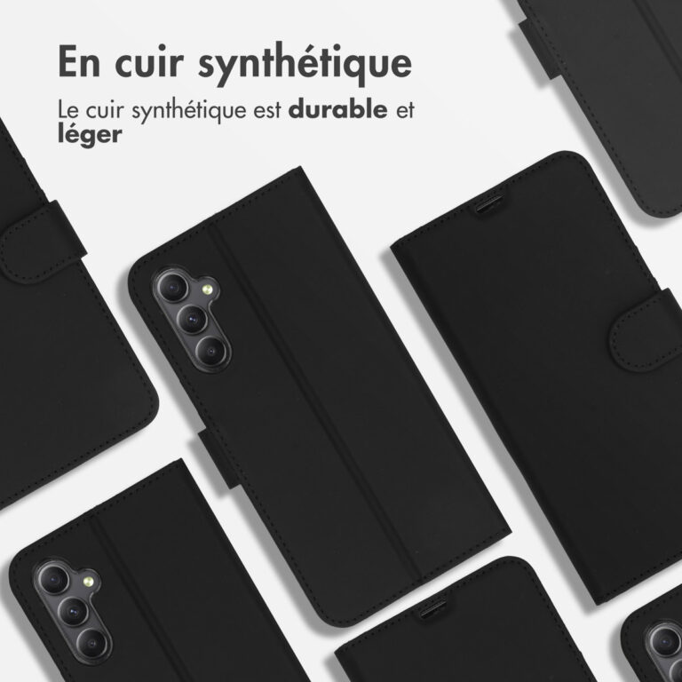 Accezz Wallet Softcase Bookcase Samsung Galaxy A34 (5G) - Zwart - Afbeelding 5