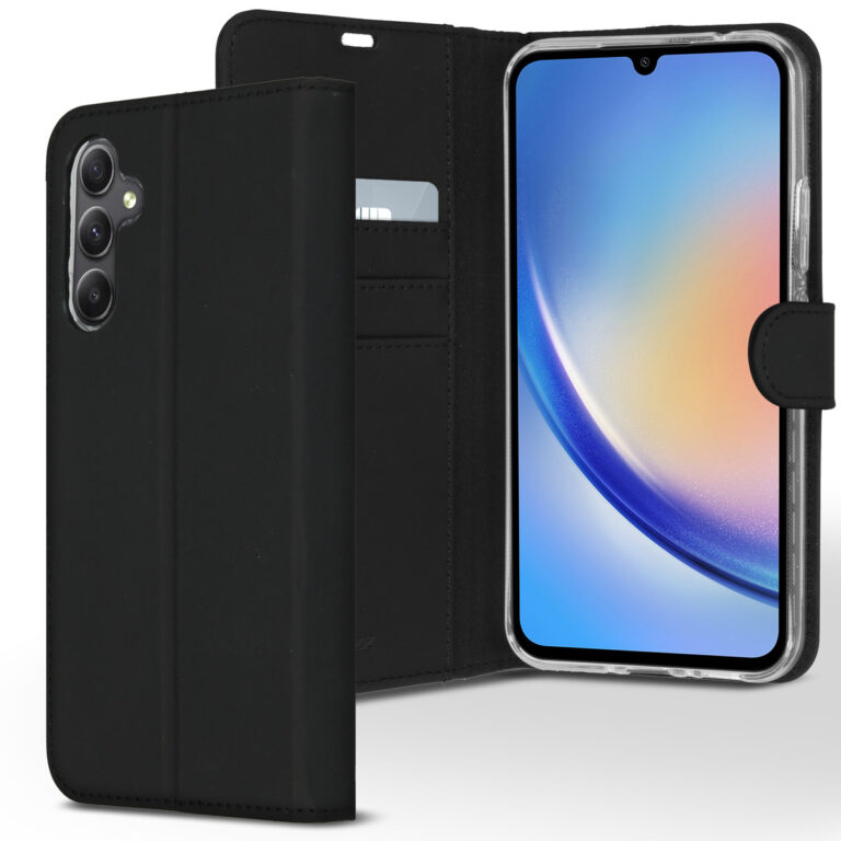 Accezz Wallet Softcase Bookcase Samsung Galaxy A34 (5G) - Zwart - Afbeelding 4