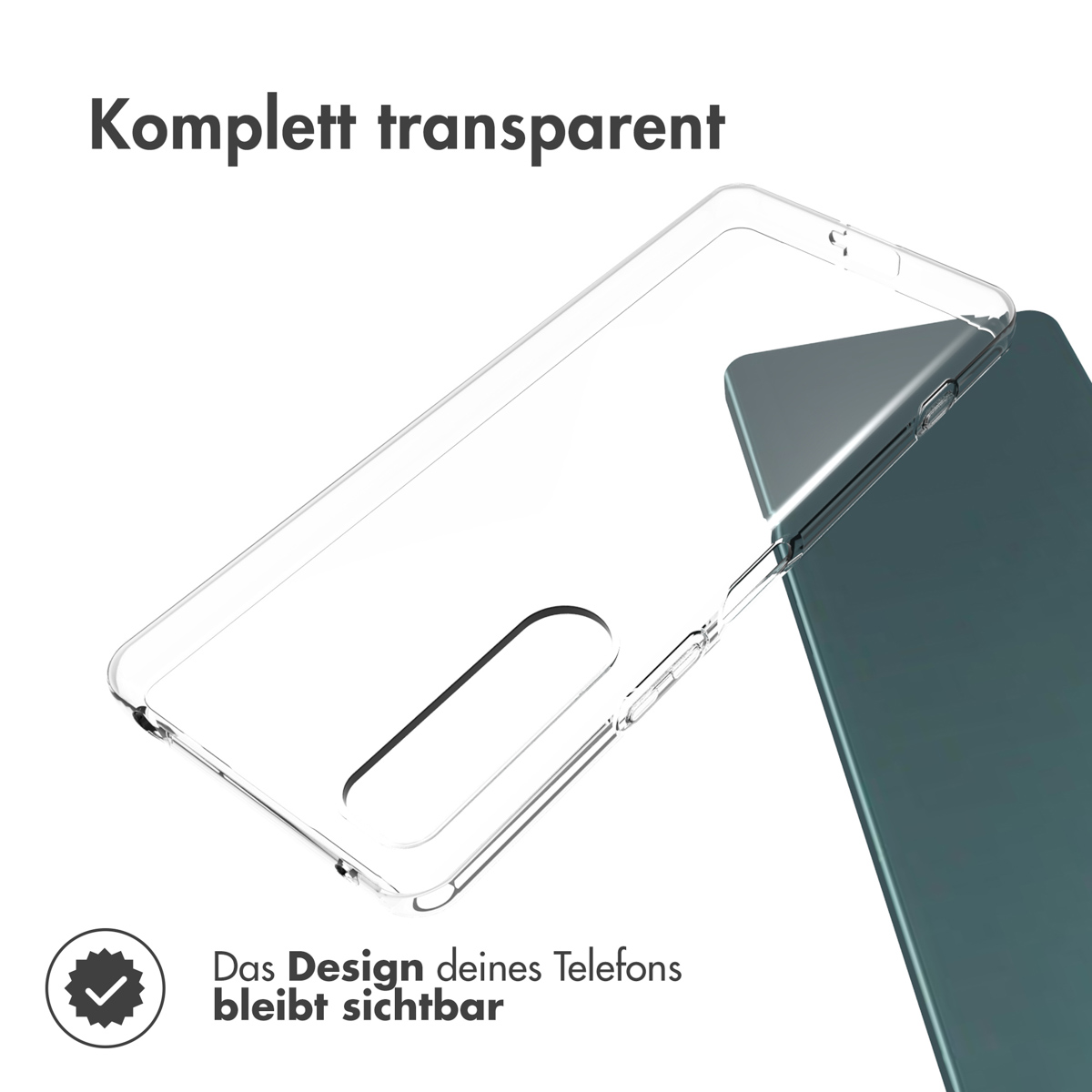 Accezz Clear Backcover Sony Xperia 5 IV - Transparant - Afbeelding 4