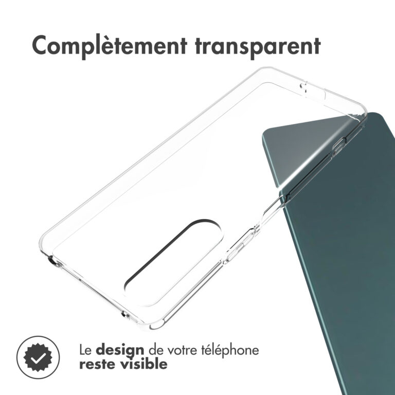 Accezz Clear Backcover Sony Xperia 5 IV - Transparant - Afbeelding 8