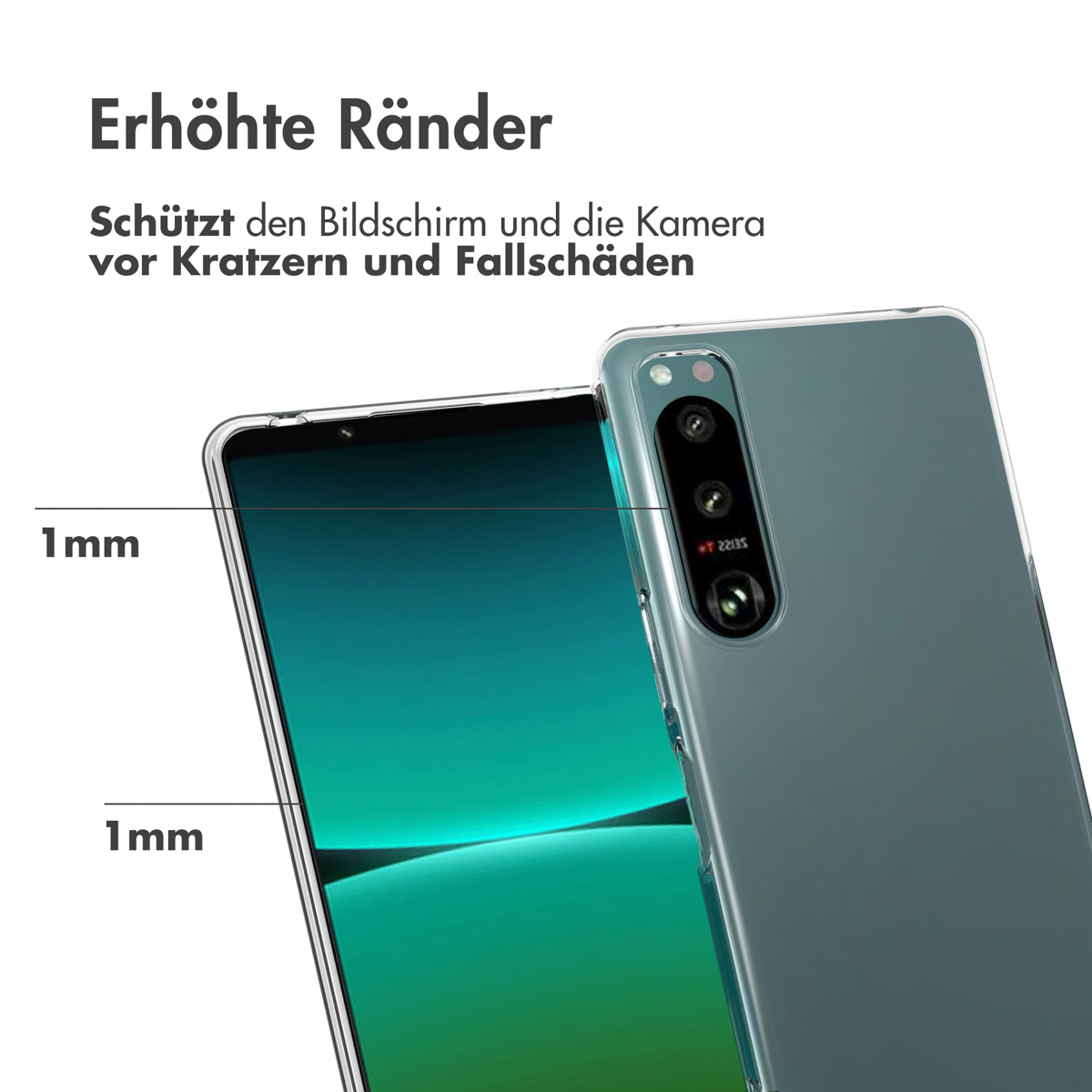 Accezz Clear Backcover Sony Xperia 5 IV - Transparant - Afbeelding 7