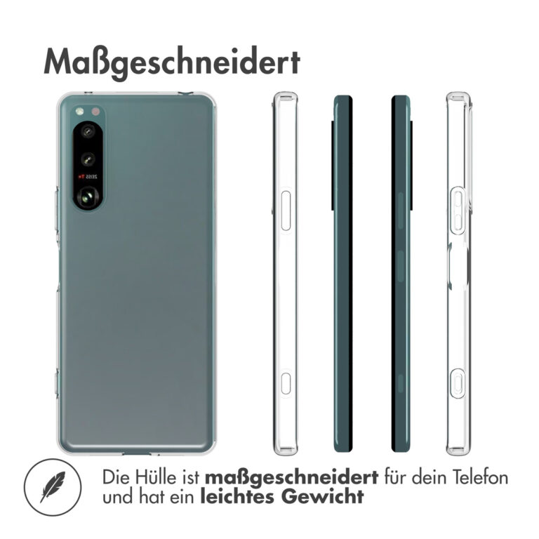 Accezz Clear Backcover Sony Xperia 5 IV - Transparant - Afbeelding 10