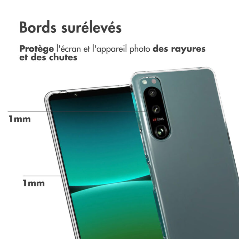 Accezz Clear Backcover Sony Xperia 5 IV - Transparant - Afbeelding 6