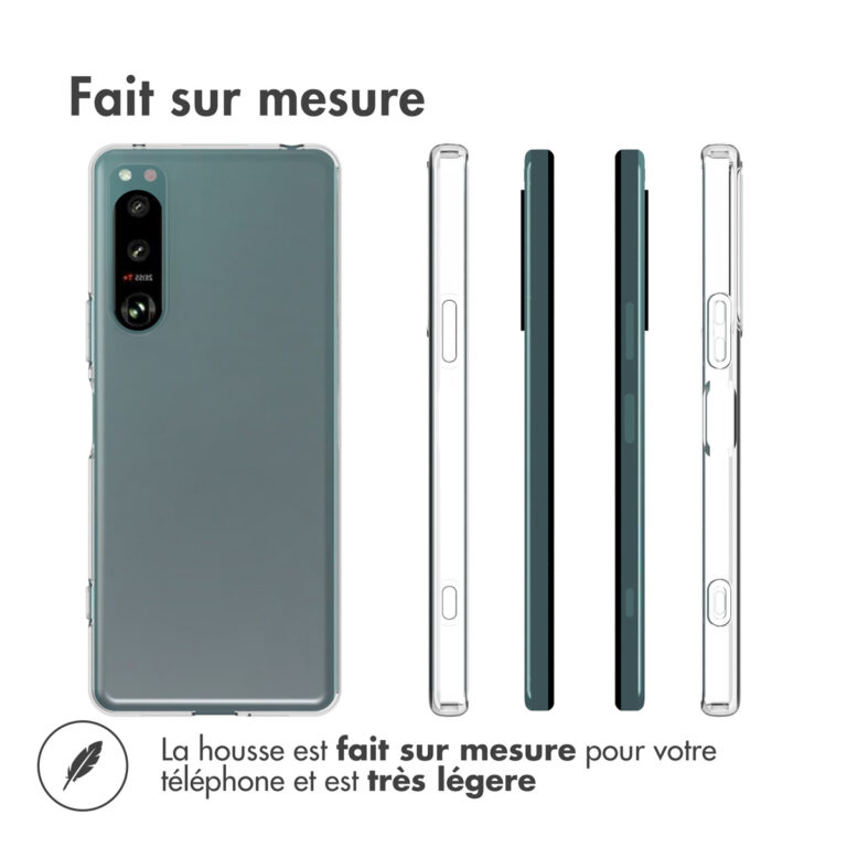 Accezz Clear Backcover Sony Xperia 5 IV - Transparant - Afbeelding 7