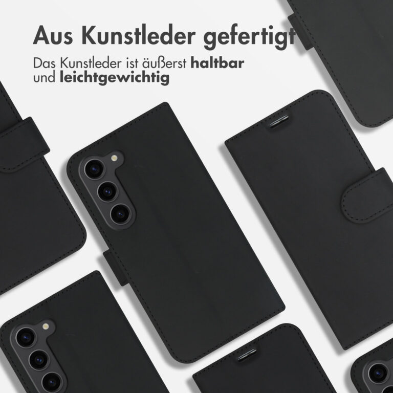 Accezz Wallet Softcase Bookcase Samsung Galaxy S23 - Zwart - Afbeelding 8