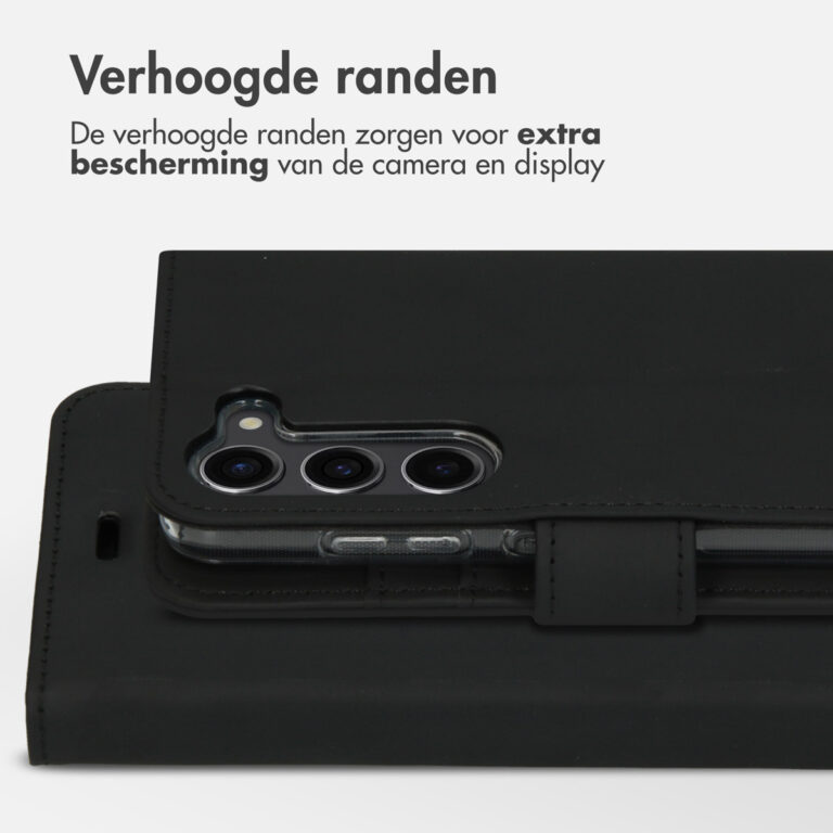 Accezz Wallet Softcase Bookcase Samsung Galaxy S23 Plus - Zwart - Afbeelding 3