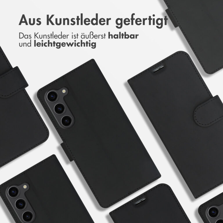 Accezz Wallet Softcase Bookcase Samsung Galaxy S23 Plus - Zwart - Afbeelding 8