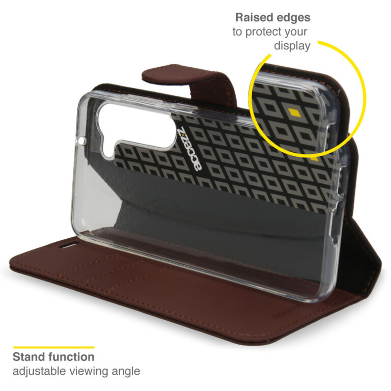 Accezz Wallet Softcase Bookcase Samsung Galaxy S23 Plus - Bruin - Afbeelding 8
